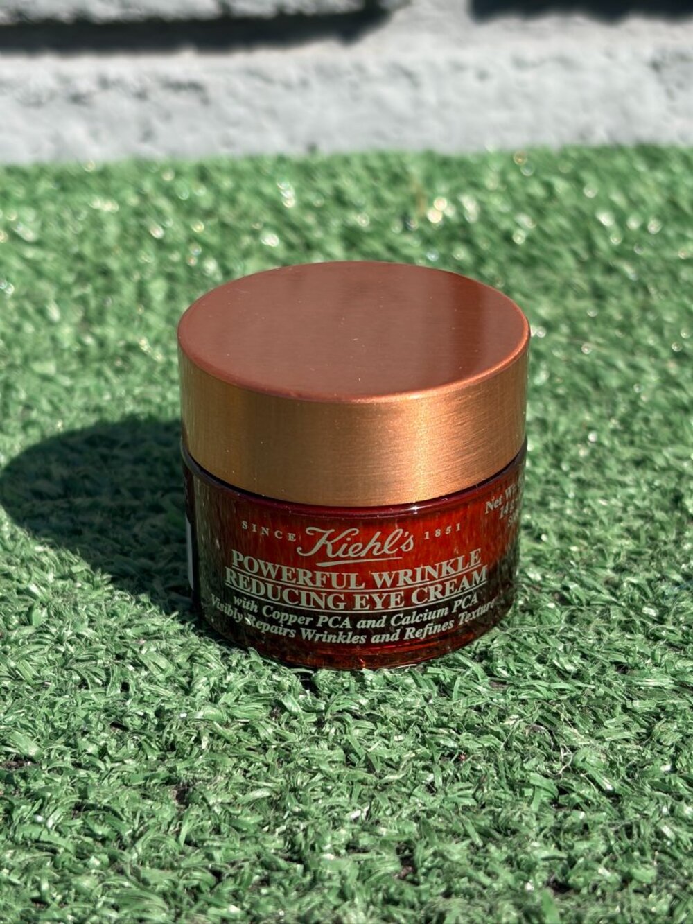 New Kiehl's Powerful Wrinkle Reducing Eye Cream .5 oz Jar *Tester*